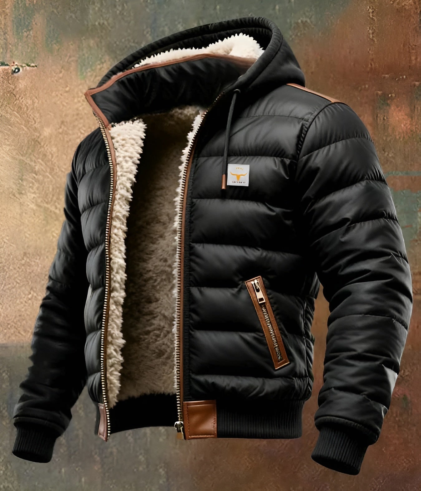 Vanhouten™ | Gevoerde Jas Met Capuche En Sherpa Binnenkant