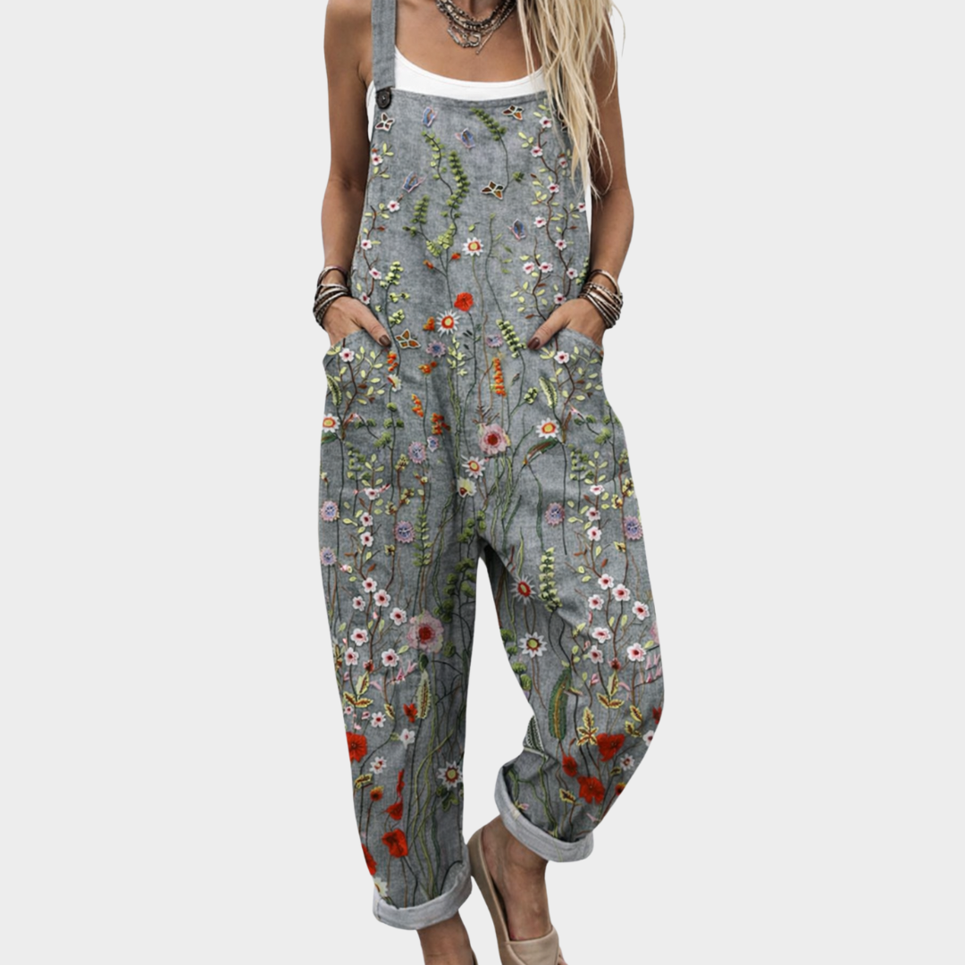 Vermeer Mode | Overall Met Artistieke Prints Voor Dames