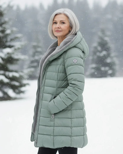 Olivia™ | Ultra-Warme Gewatteerde Winterjas – Gezellige Comfort Ontmoet Tijdloze Elegant
