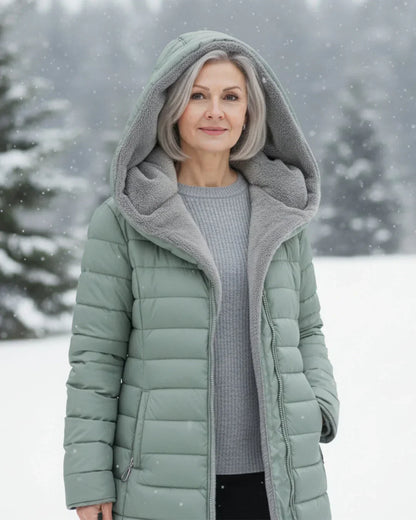 Olivia™ | Ultra-Warme Gewatteerde Winterjas – Gezellige Comfort Ontmoet Tijdloze Elegant