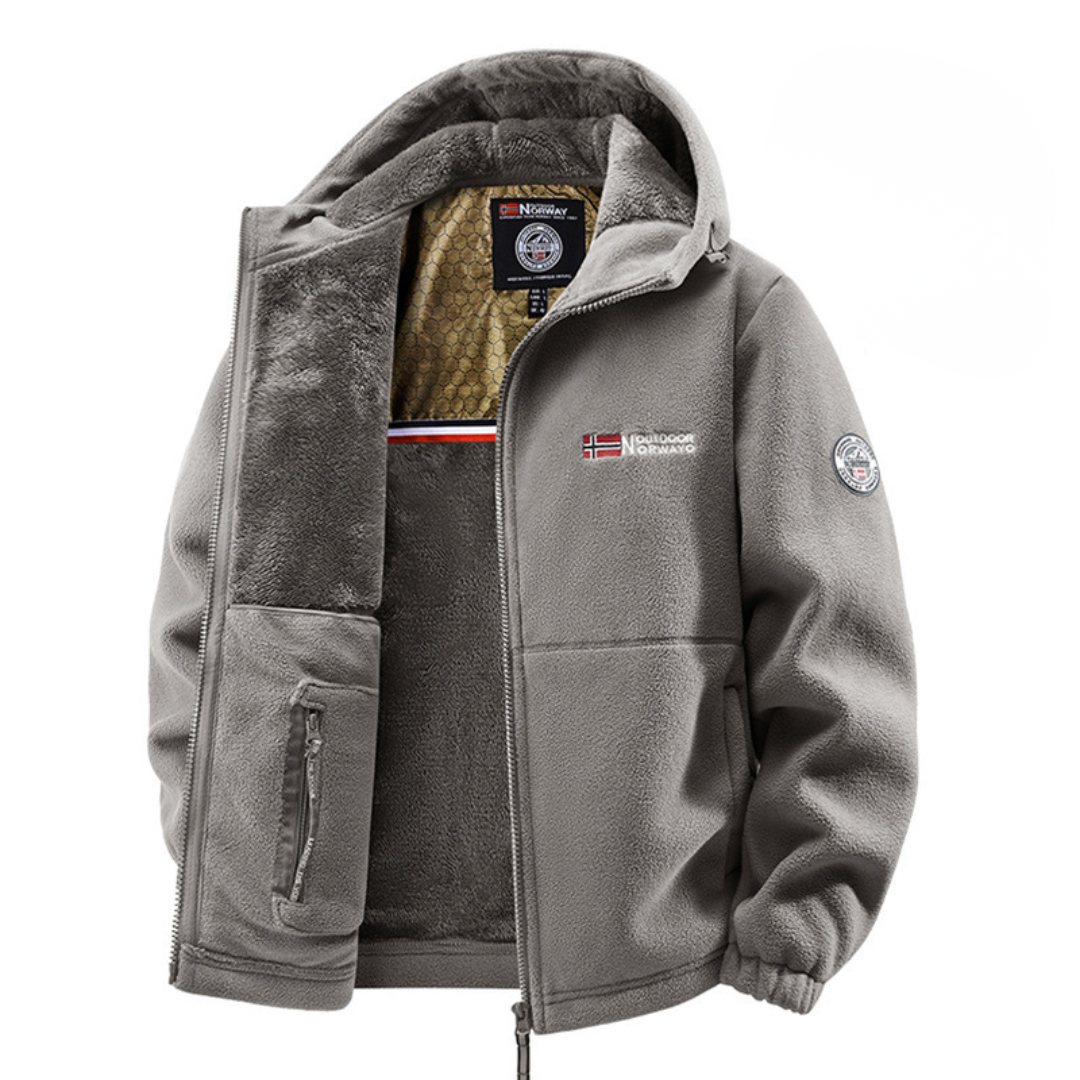 Kolman™ | Premium Winterjas – Warme Fleecevoering & Winddichte Shell