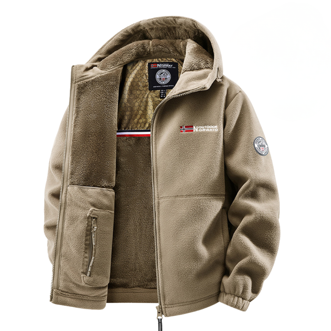 Kolman™ | Premium Winterjas – Warme Fleecevoering & Winddichte Shell