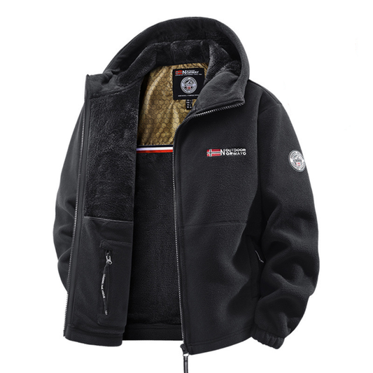 Kolman™ | Premium Winterjas – Warme Fleecevoering & Winddichte Shell