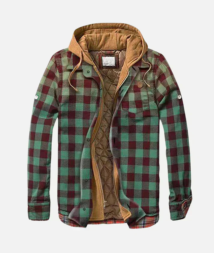 Alain™ | Patchwork blazer met ruiten
