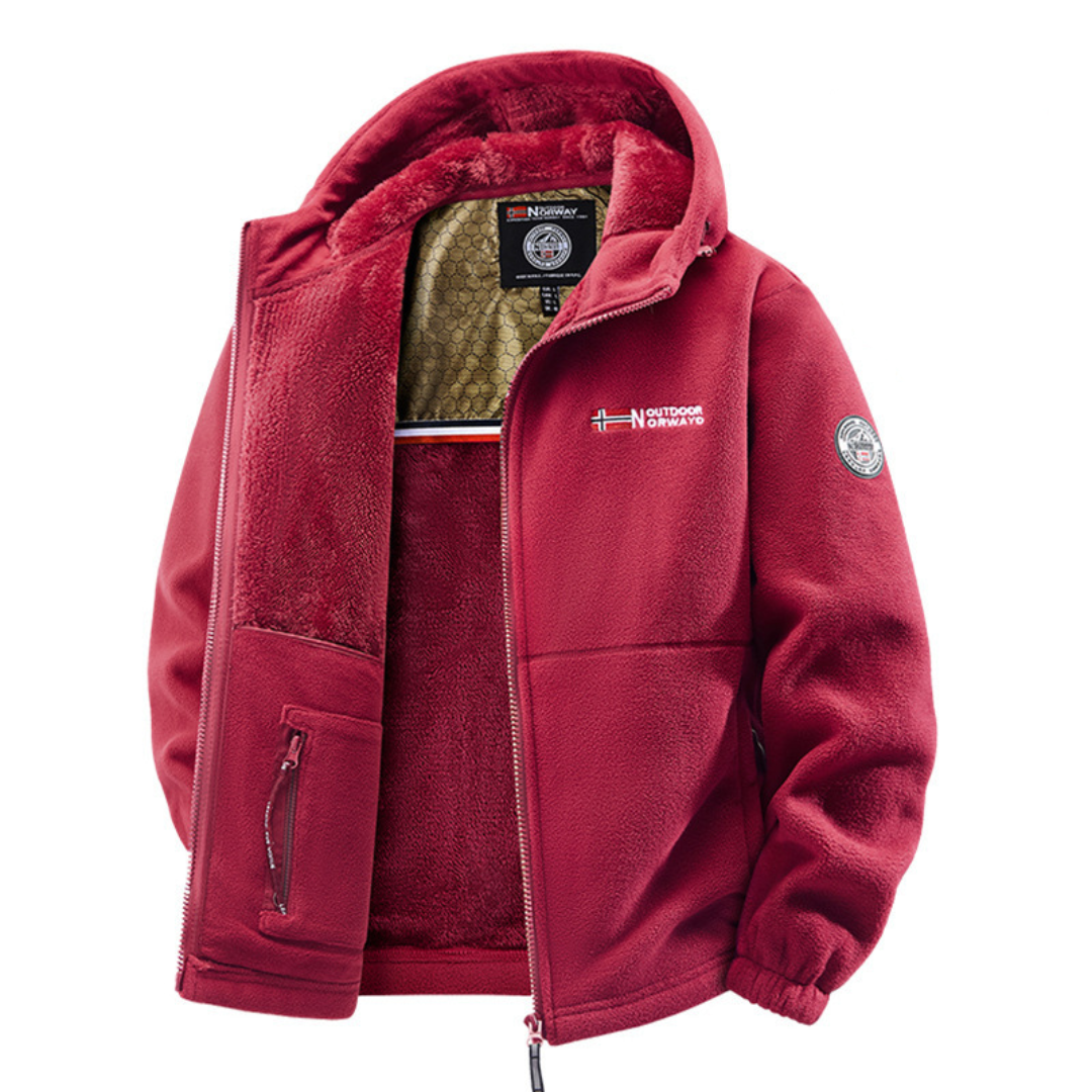 Kolman™ | Premium Winterjas – Warme Fleecevoering & Winddichte Shell