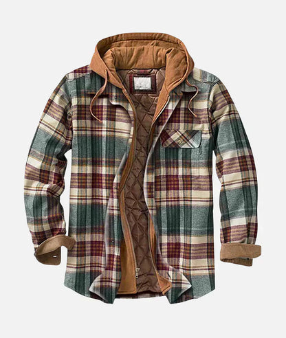 Alain™ | Patchwork blazer met ruiten