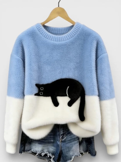 Luna™ | Hoodie met kattenprint