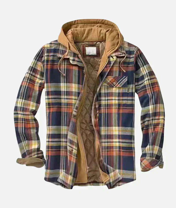 Alain™ | Patchwork blazer met ruiten