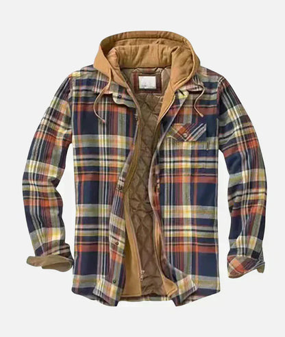 Alain™ | Patchwork blazer met ruiten