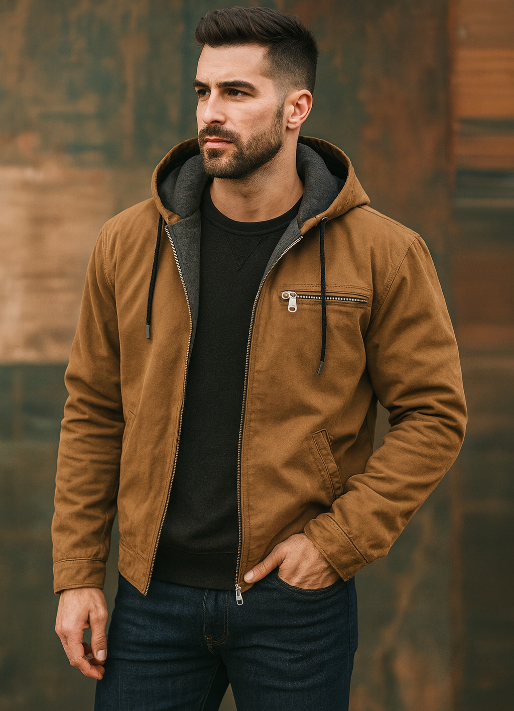 George™ | Warme Fleecevoering Winterjas – Premium Softshell Buitenkant
