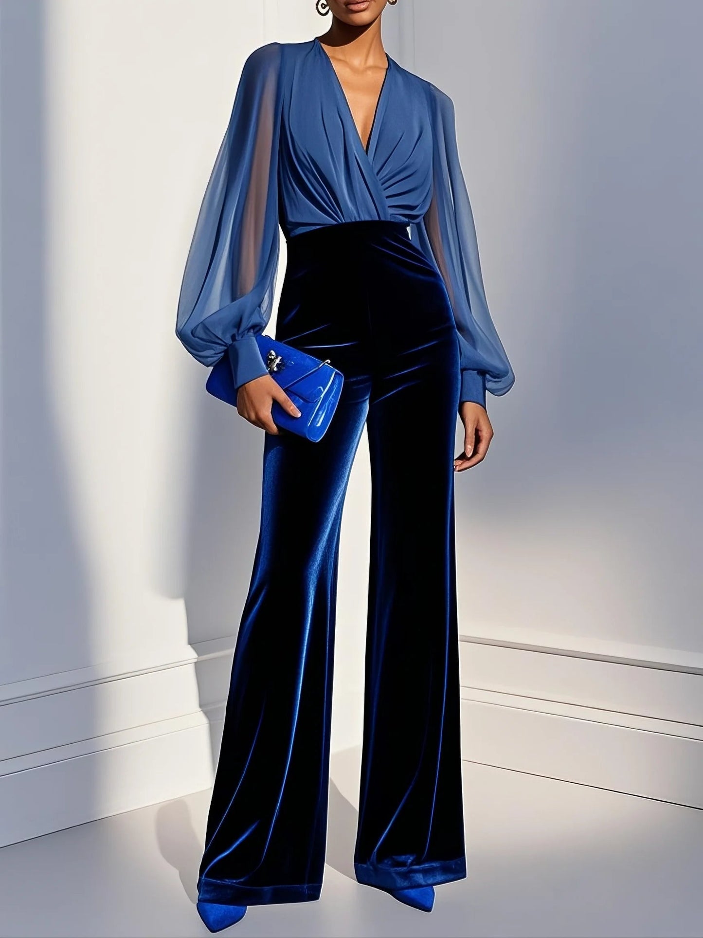 Maud™ - Elegante jumpsuit met V-hals