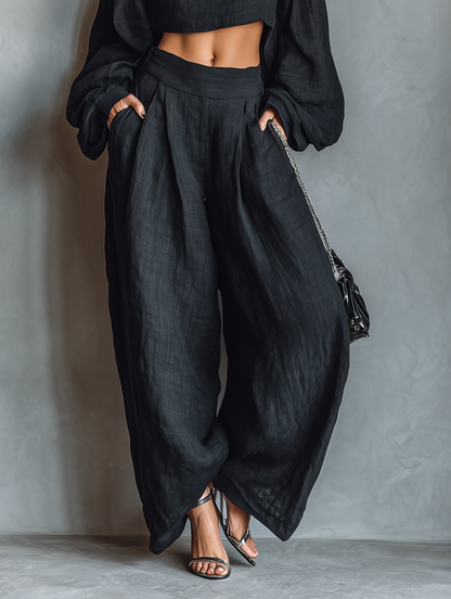 Tess™ - Off-Shoulder-Set mit Weitem Hosen