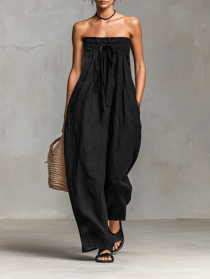 Nina™ - Elegante straploze jumpsuit