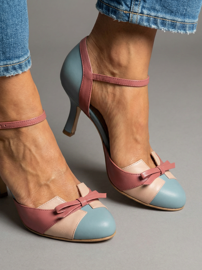 Passione – Sandaal met strik en comfortabele hak